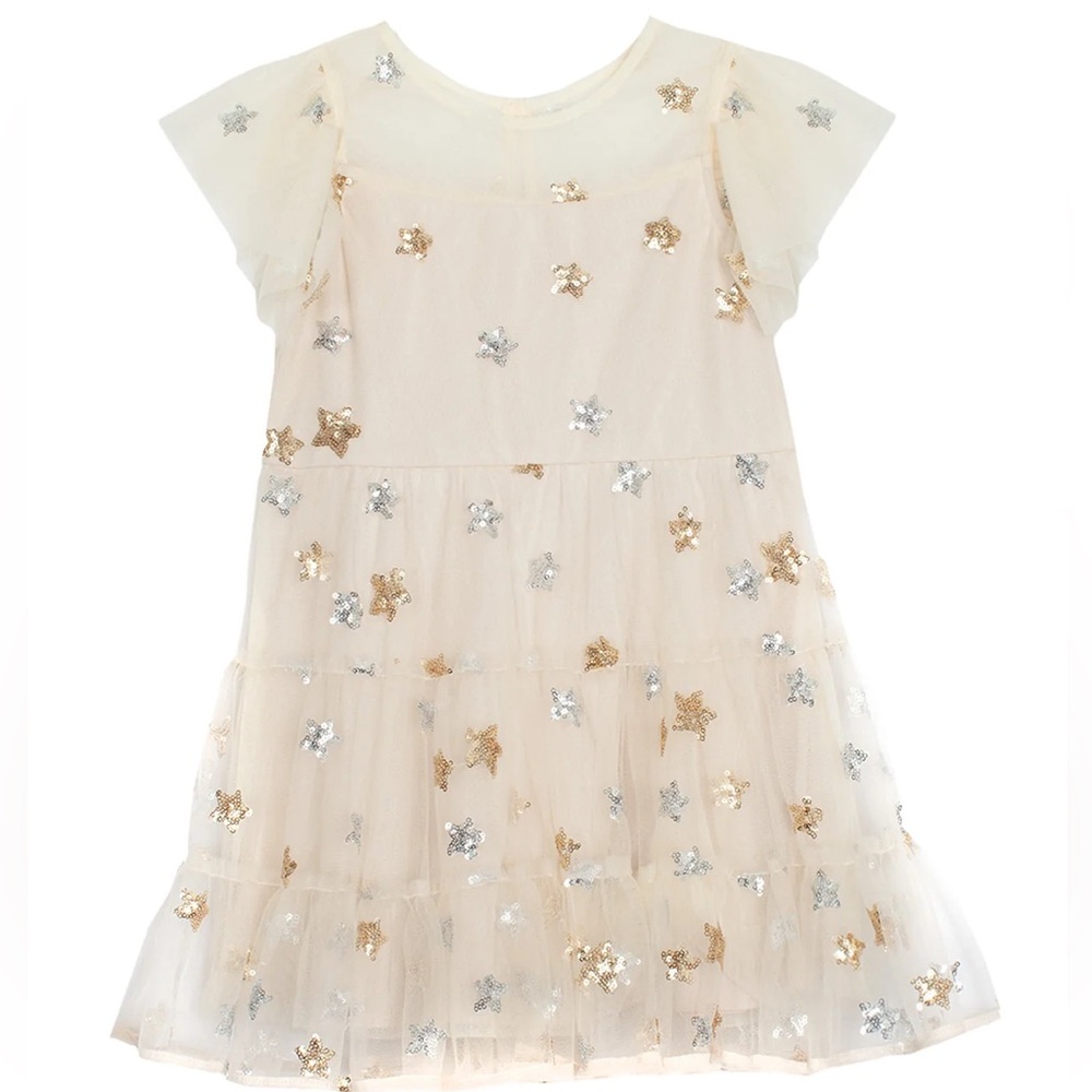 Isobella & Chloe Nutcracker Embroidered Tulle Dress 12M Girls